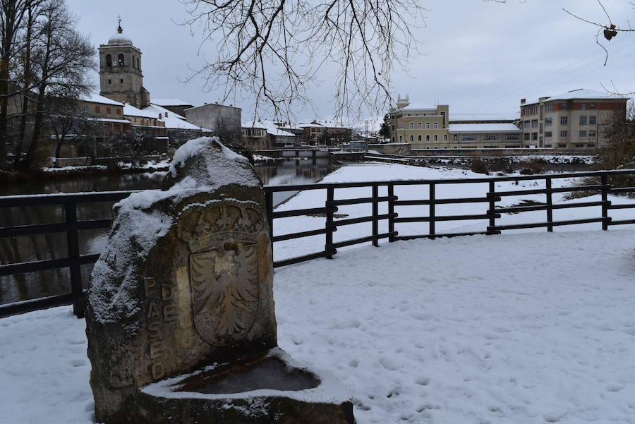 Nieve en Aguilar de Campoo