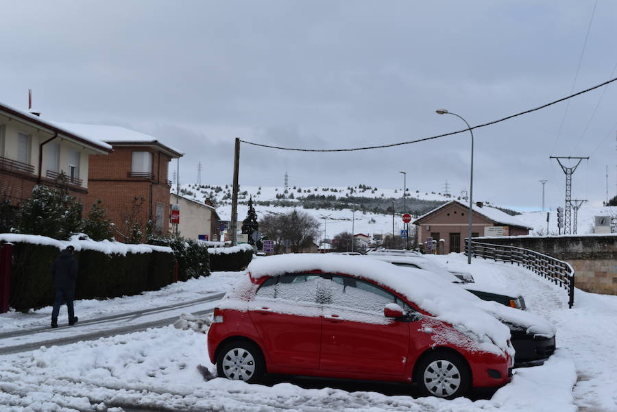 Nieve en Aguilar de Campoo