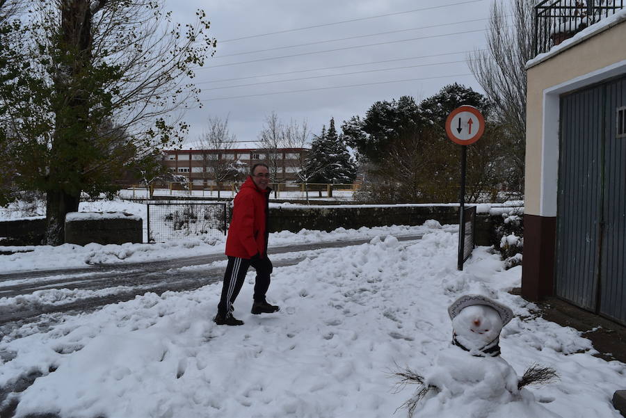 Nieve en Aguilar de Campoo