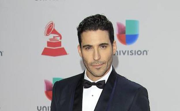 Miguel Ángel Silvestre, en los premios Grammy celebrados en Las Vegas.