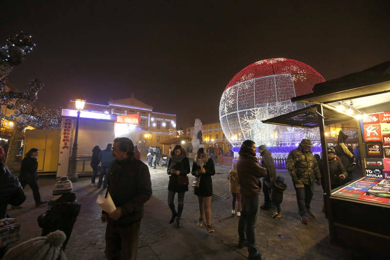 Animación infantil y navideña en las plazas de Palencia