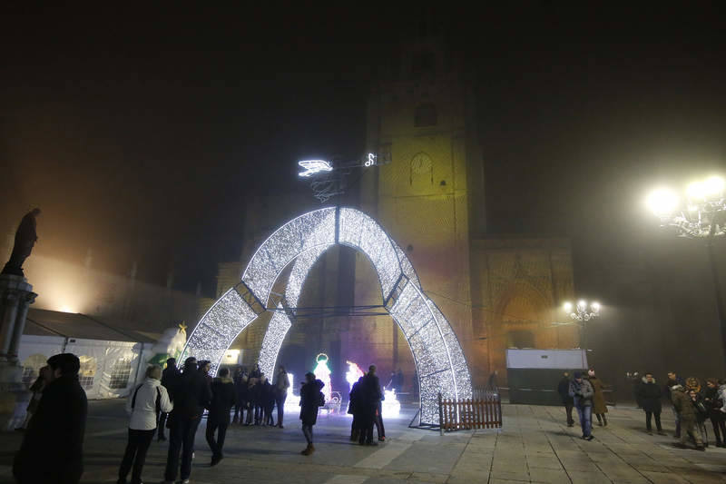 Animación infantil y navideña en las plazas de Palencia