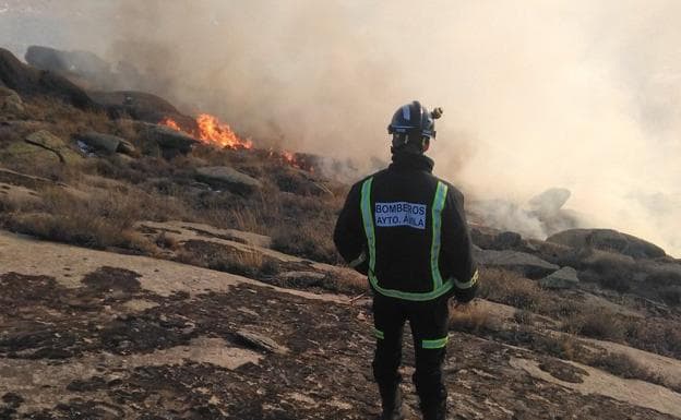 Incendio en Navalosa, Ávila