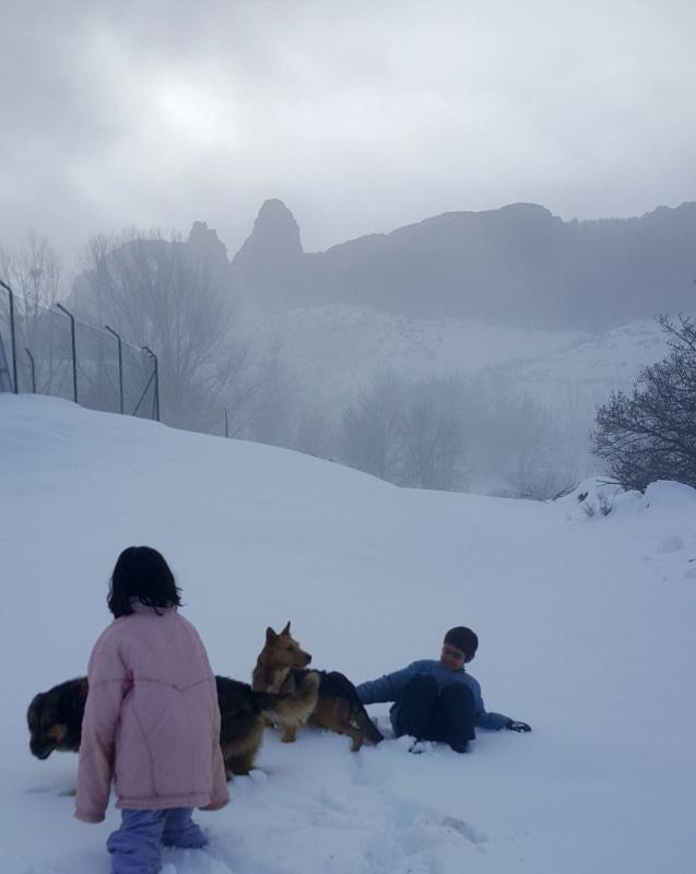 Nieve en La Pernía
