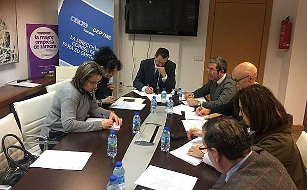Reunión del comité técnico de la iniciativa empresarial Zamora 10