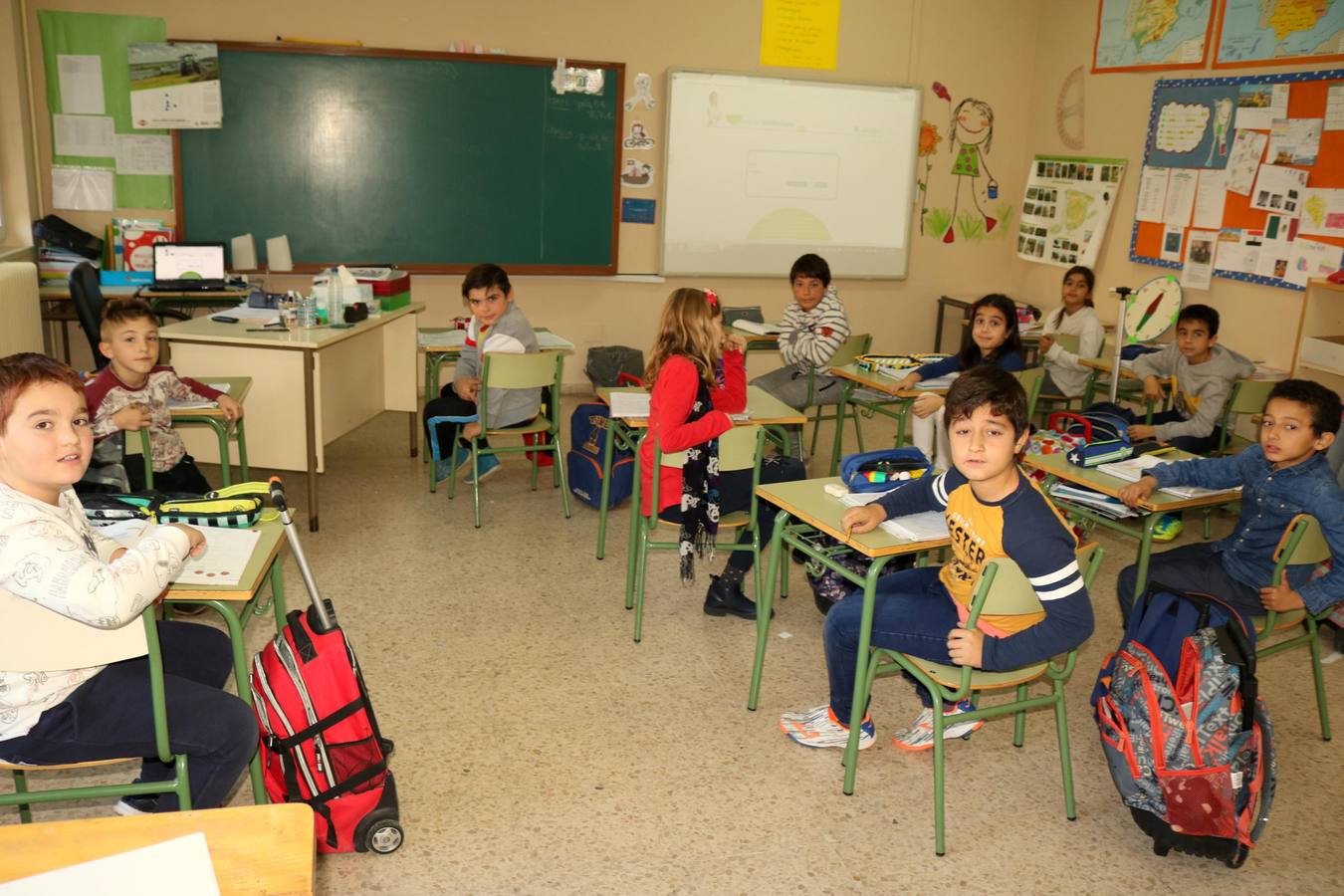 El centro cuenta con 96 alumnos integrados en Educación Infantil hasta sexto de Primaria