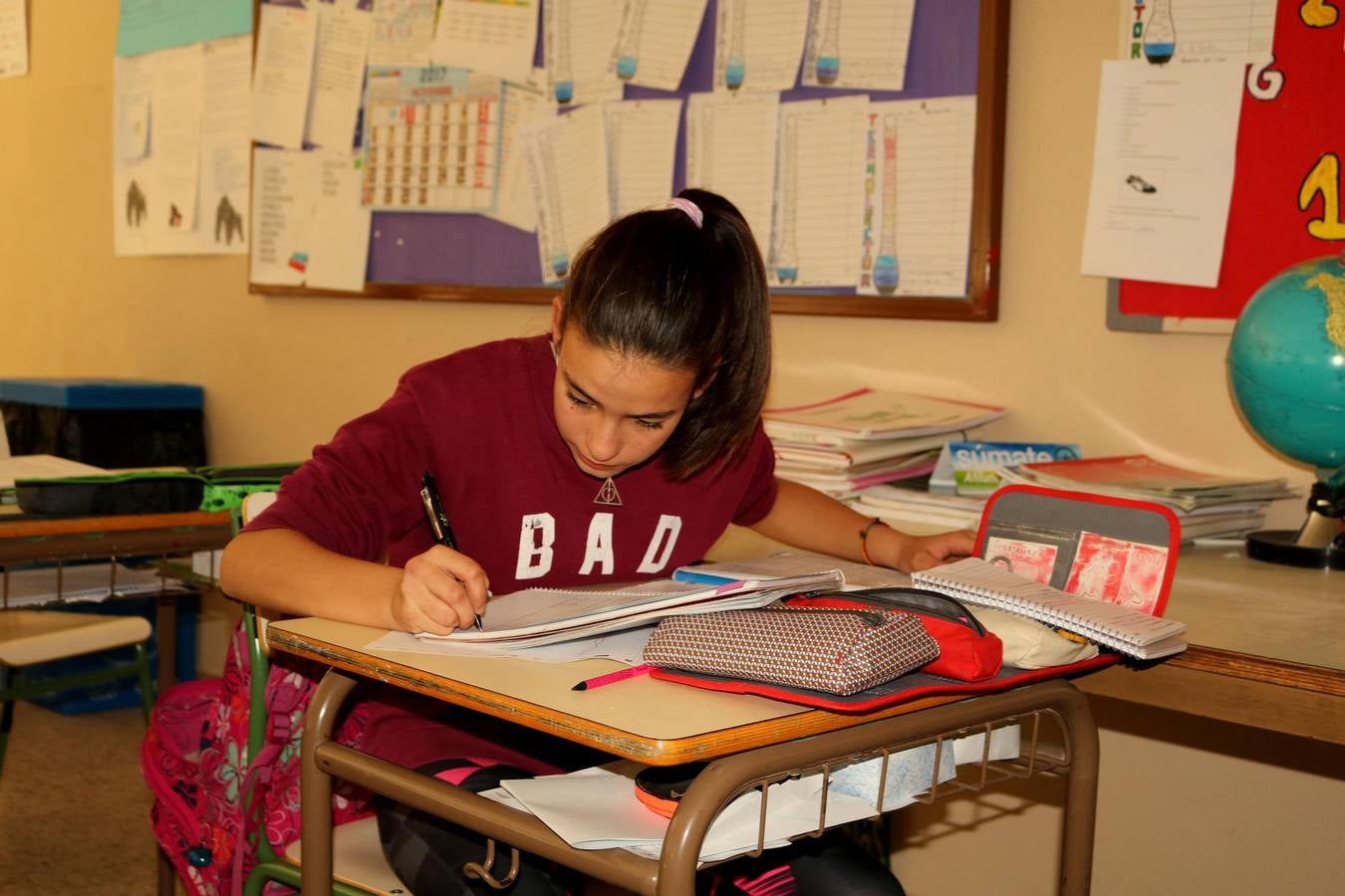 El centro cuenta con 96 alumnos integrados en Educación Infantil hasta sexto de Primaria