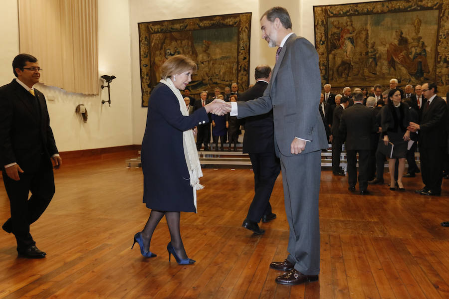 El Rey preside en la USal la presentación del Diccionario Panhispánico Jurídico