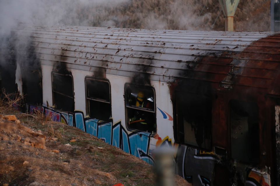 En muy poco tiempo una densa masa de humo cubría el cielo de toda la zona y era visible desde prácticamente toda la ciudad