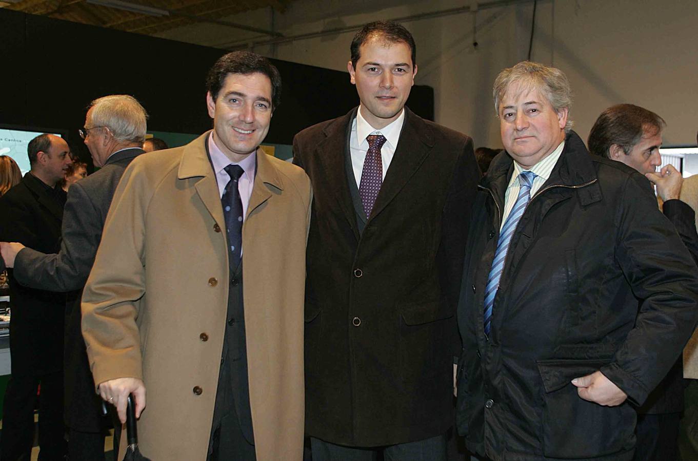 El edil Jesús Enríquez, Alejandro García Pellitero (Avadeco) y Manuel Soler (CVE).