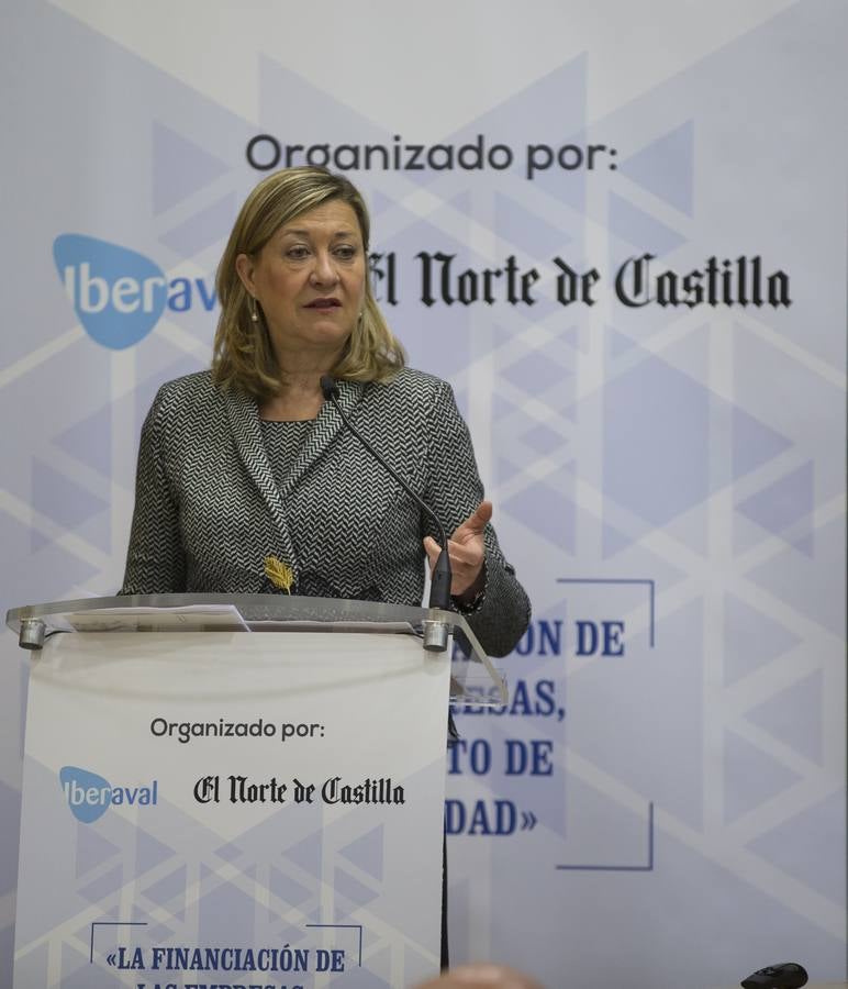 La consejera de Economía y Hacienda de la Junta, Pilar del Olmo, ha anunciado la constitución de dos nuevos fondos de garantía para mejorar los créditos y apuntalar la financiación empresarial en Castilla y León