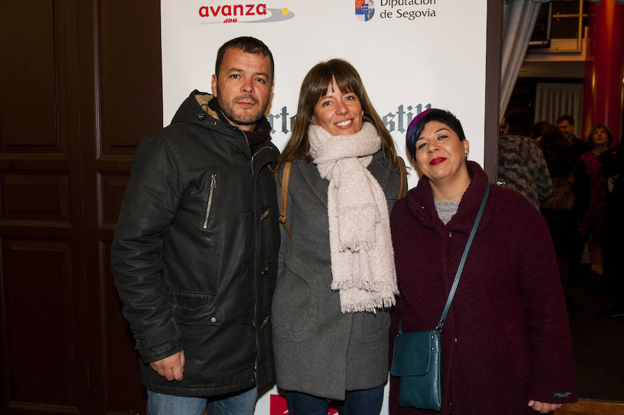 David Sanz, Berta Gil y Raquel Argüello. 