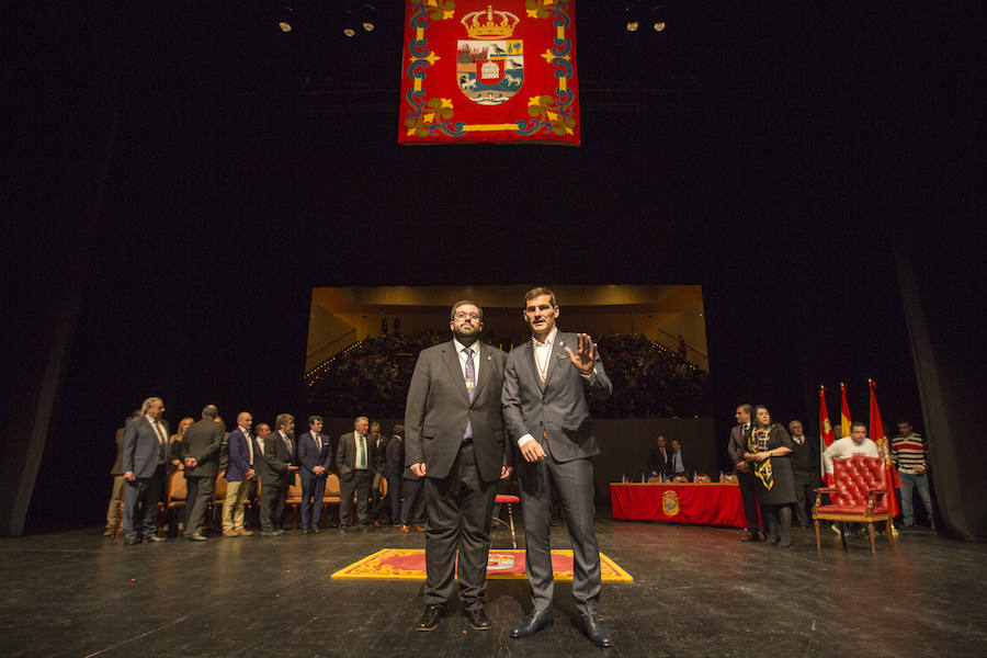 Entrega de la medalla de Oro de la Diputación de Ávila a Íker Casillas
