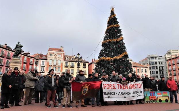 En Burgos la concentración ha tenido lugar en la Plaza Mayor