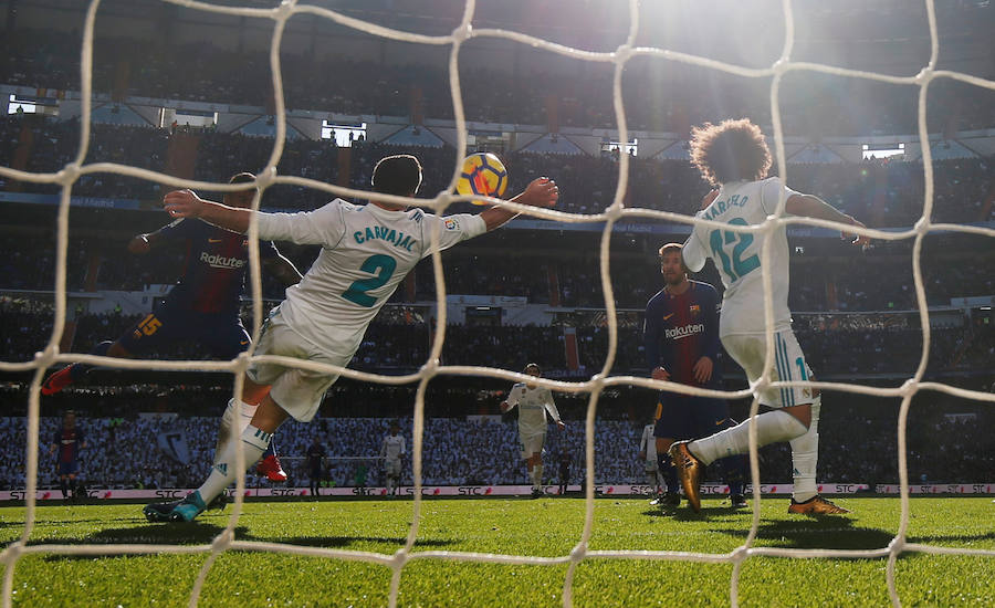 El conjunto azulgrana dejó prácticamente sentenciada la Liga en el Bernabéu tras su victoria por 0-3. 