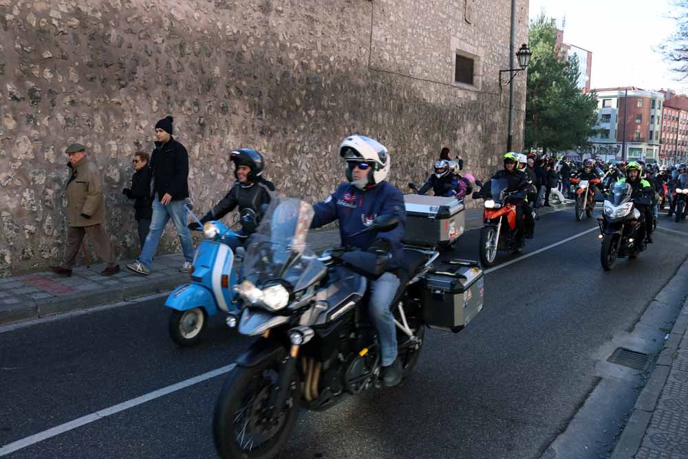 Cerca de 1.000 moteros han participado en la campaña solidaria del Real Moto Club Burgalés