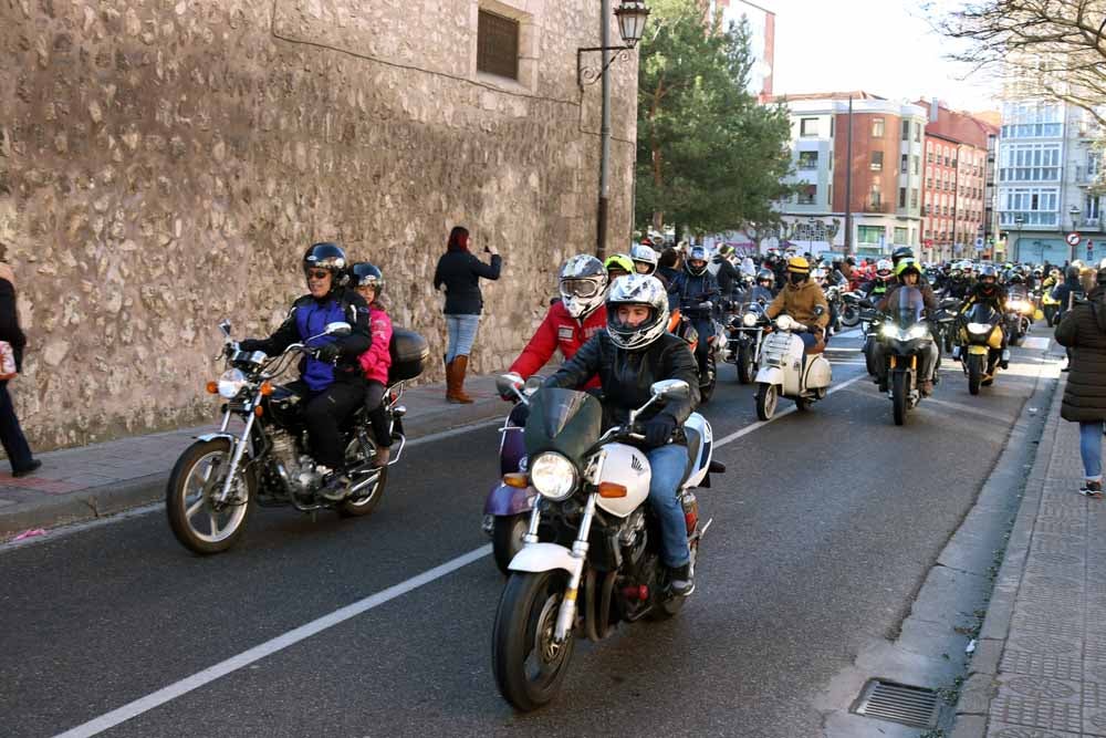 Cerca de 1.000 moteros han participado en la campaña solidaria del Real Moto Club Burgalés