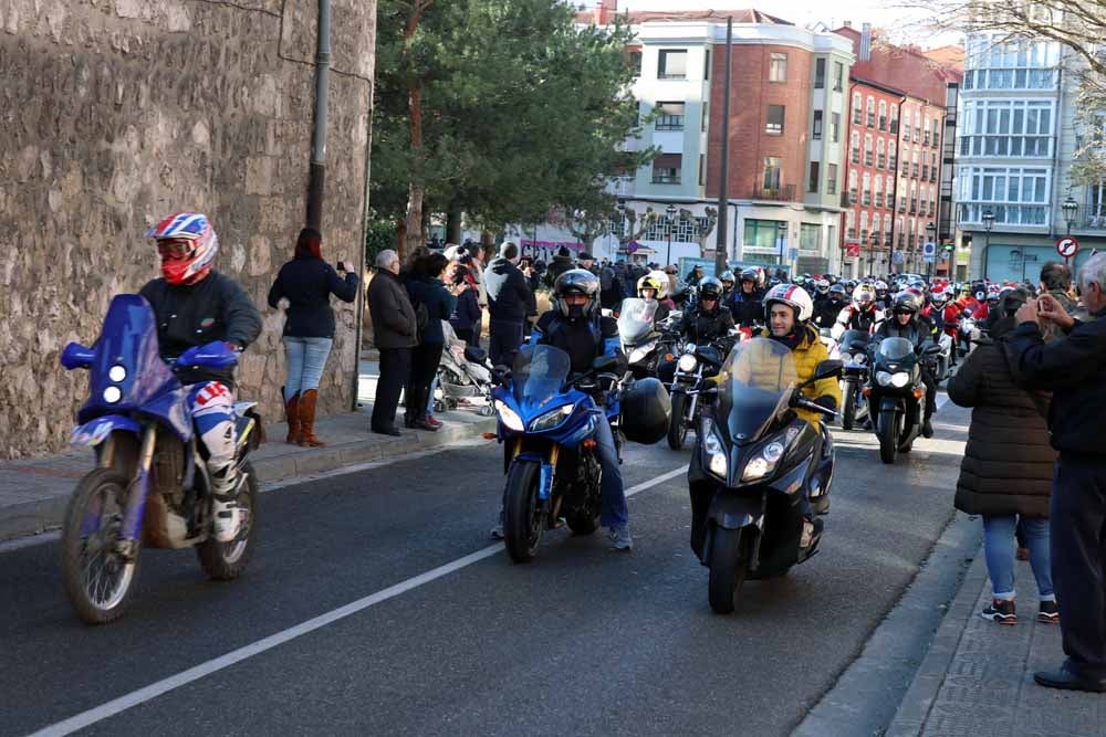 Cerca de 1.000 moteros han participado en la campaña solidaria del Real Moto Club Burgalés