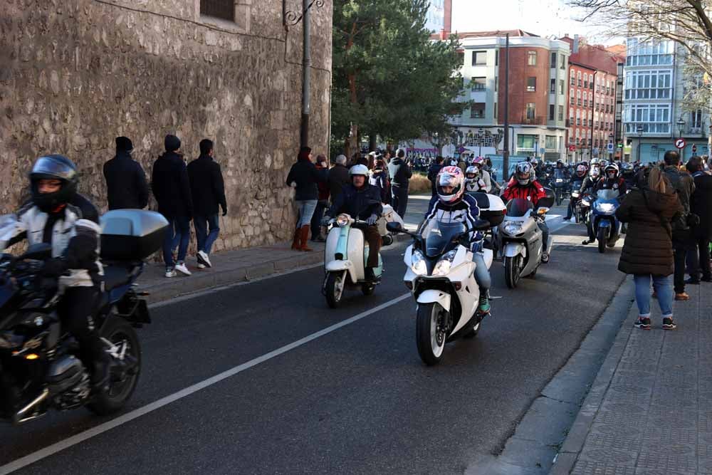 Cerca de 1.000 moteros han participado en la campaña solidaria del Real Moto Club Burgalés