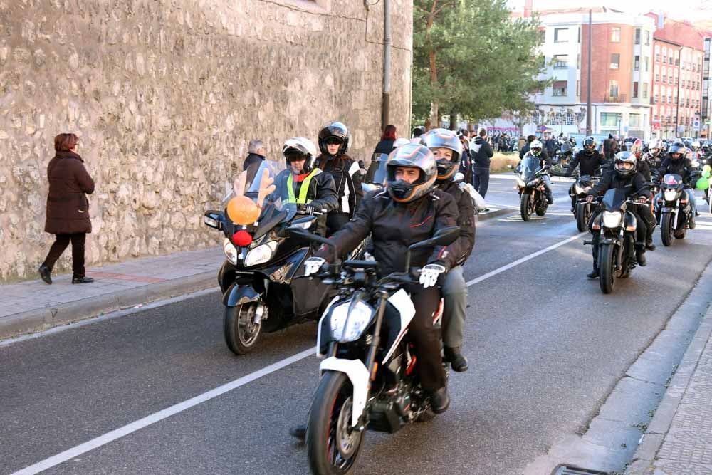 Cerca de 1.000 moteros han participado en la campaña solidaria del Real Moto Club Burgalés