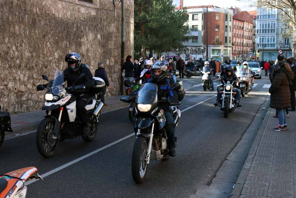 Cerca de 1.000 moteros han participado en la campaña solidaria del Real Moto Club Burgalés