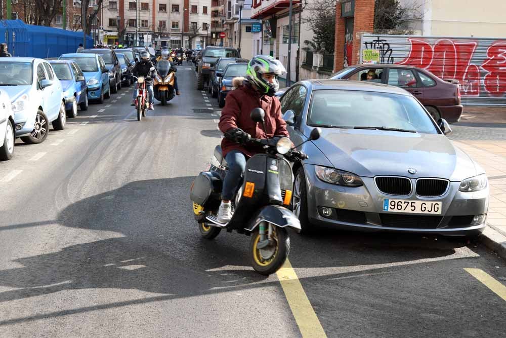 Cerca de 1.000 moteros han participado en la campaña solidaria del Real Moto Club Burgalés