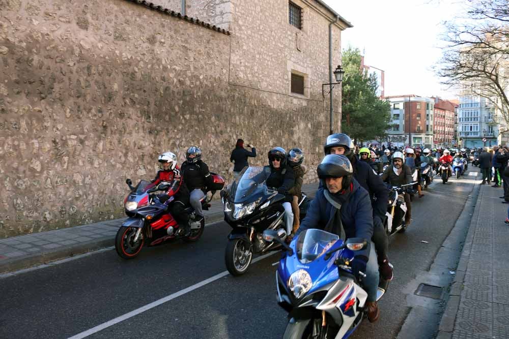 Cerca de 1.000 moteros han participado en la campaña solidaria del Real Moto Club Burgalés