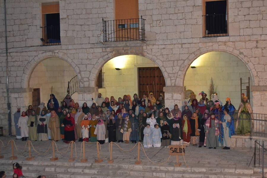 80 figurantes participan en el belén viviente de Villanubla