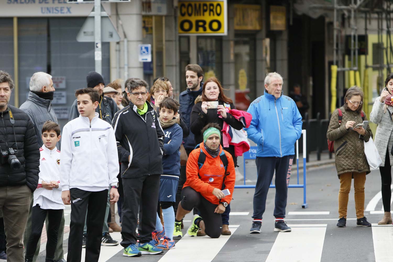 Primera y segunda carrera de la San Silvestre de Salamanca