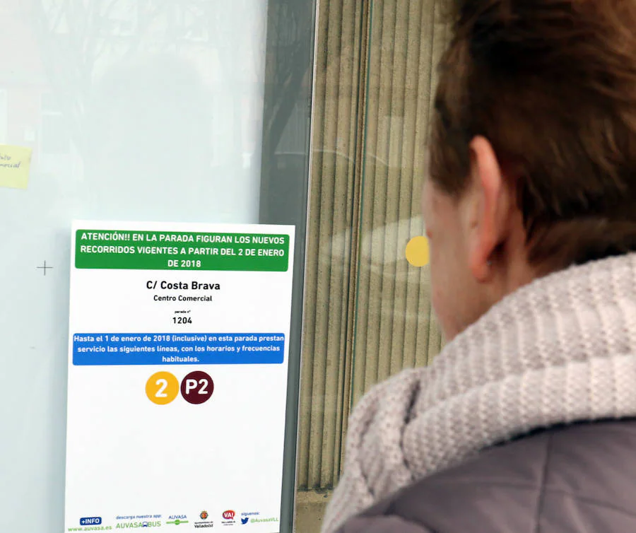 Entra en vigor la reordenación de las líneas de autobús en Valladolid