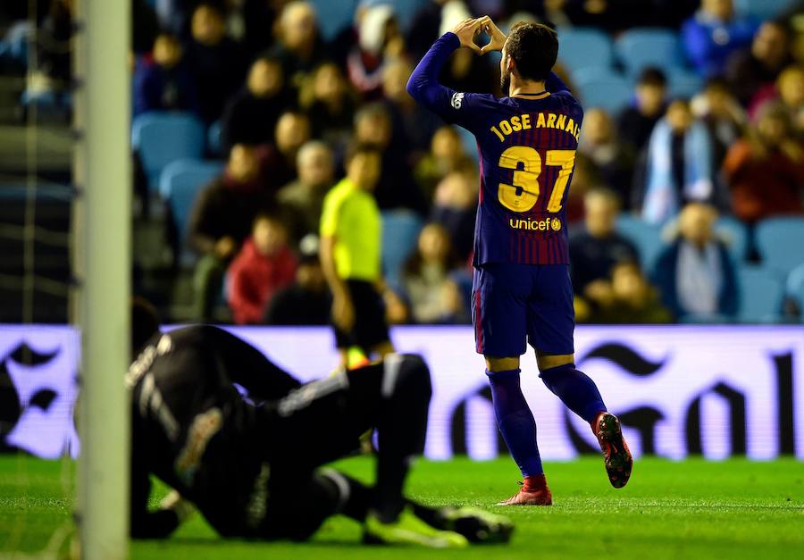 El Barcelona sacó un empate de Balaídos en los dieciseisavos de Copa del Rey gracias a un tanto del talaverano José Arnaiz. El Celta reaccionó y encontró la igualada por medio de Pione sisto. Eliminatoria abierta para el Camp Nou.