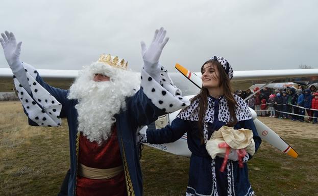 Los Reyes Magos a su llegada a Ávila