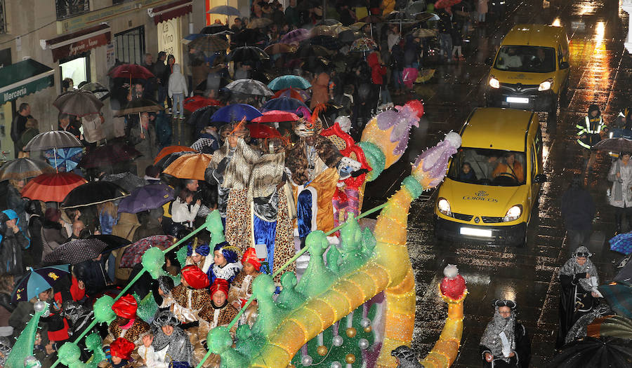 Cabalgata de los Reyes Magos en Palencia.