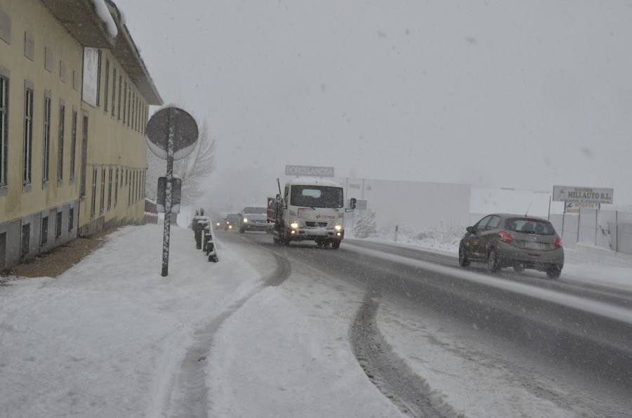 Nieve en el Espinar