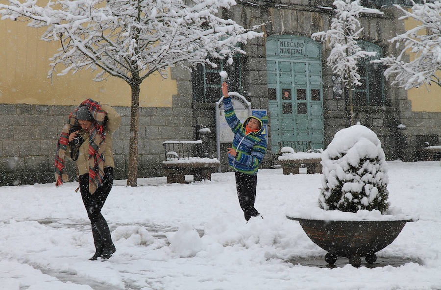 Nieve en la La Granja