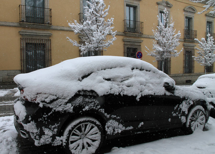 Nieve en la La Granja