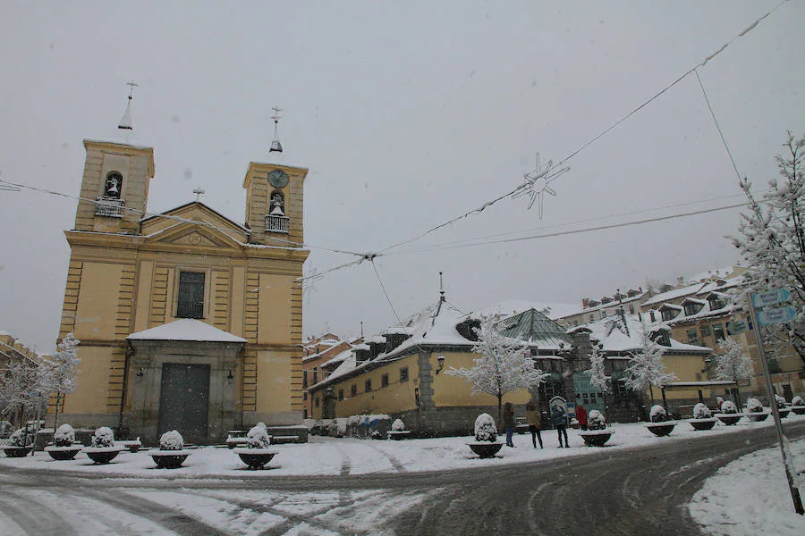 Nieve en la La Granja