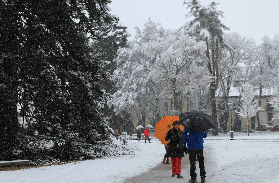 Nieve en la La Granja