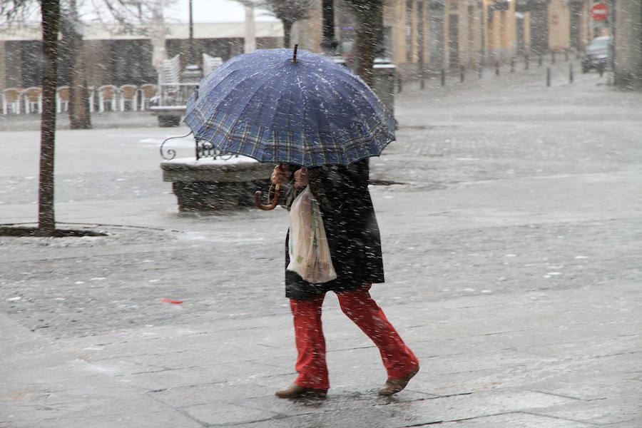 Nieve en Segovia