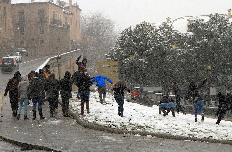 Nieve en Segovia