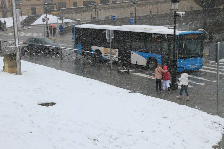 Nieve en Segovia