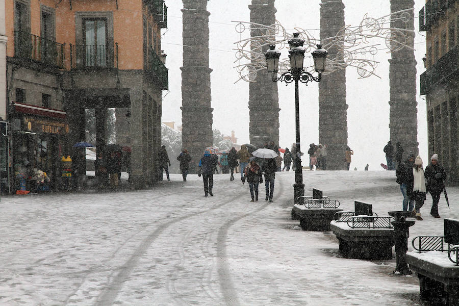 Nieve en Segovia