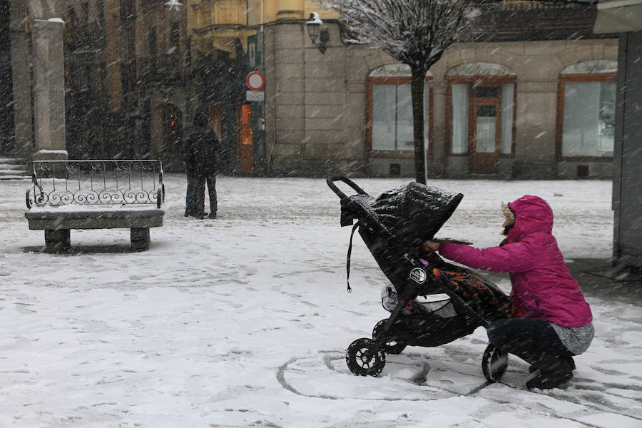 Nieve en Segovia