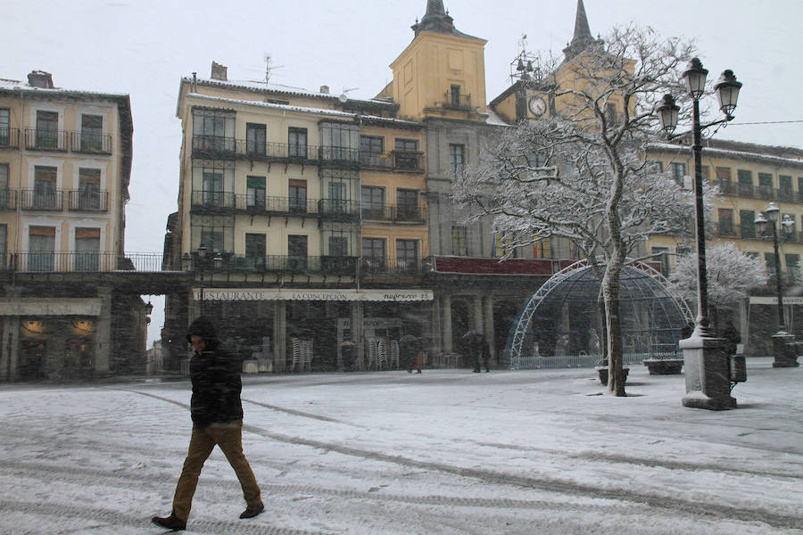 Nieve en Segovia