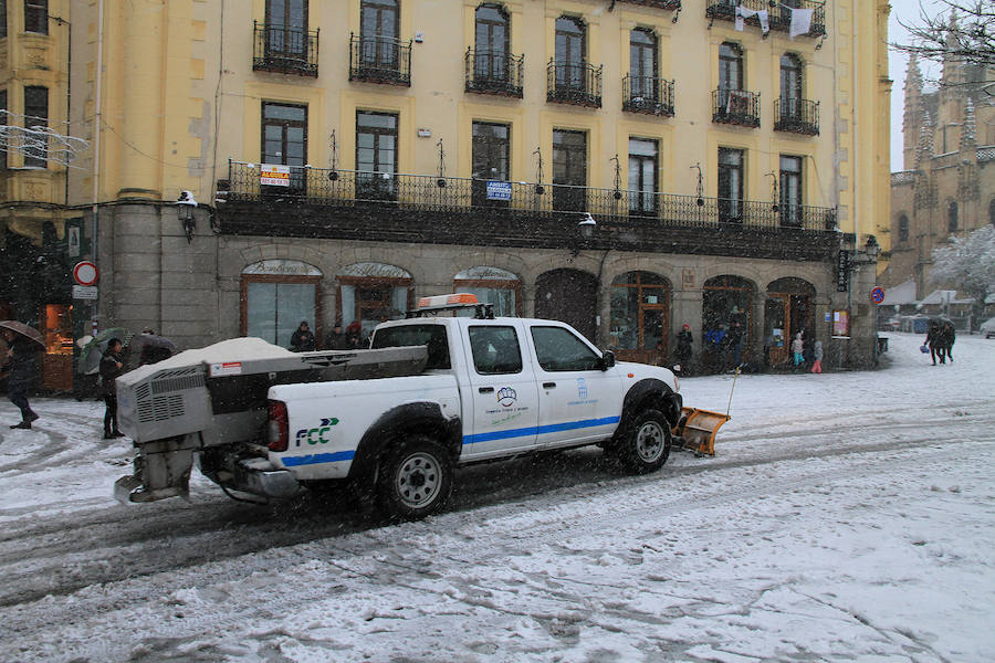 Nieve en Segovia