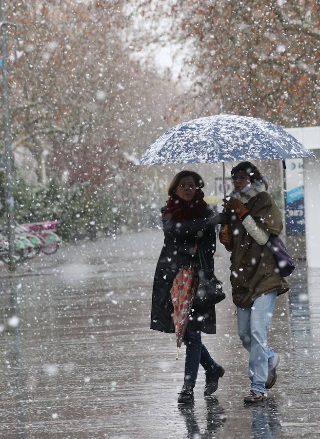 Nieve en Valladolid