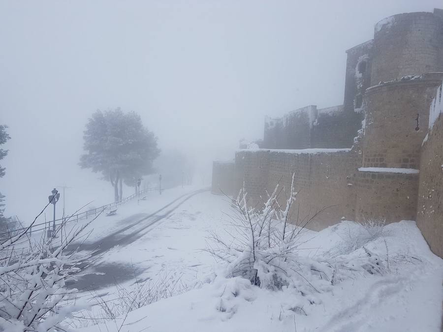 Portillo cubierto de nieve