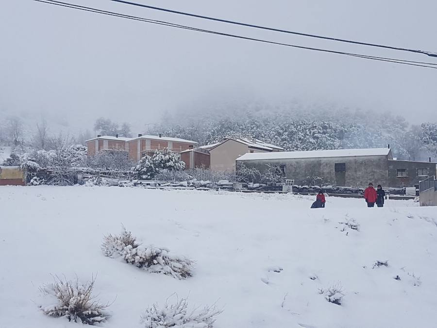 Portillo cubierto de nieve