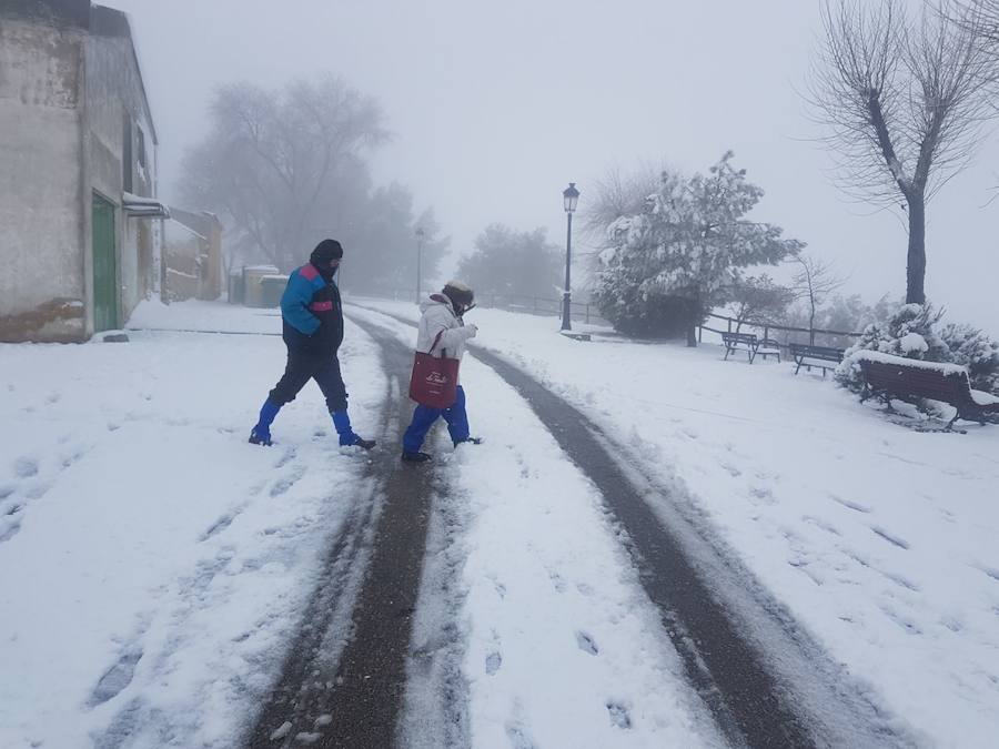 Portillo cubierto de nieve