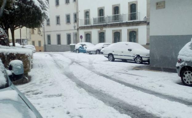 Imagen. Nieve en la provincia de Salamanca. 